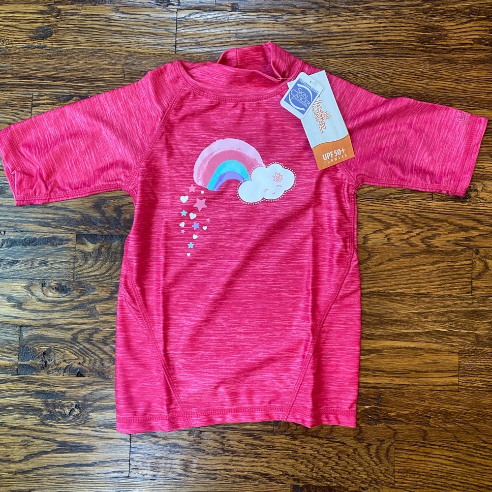 NWT UV Skinz Girls Swim shirt sz 6